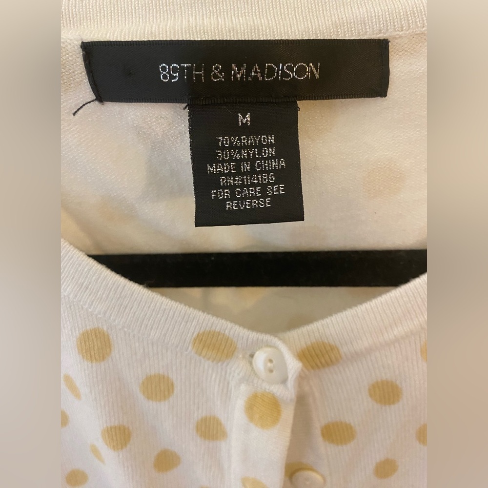 Polka Dot Cardigan - Picture 2 of 4